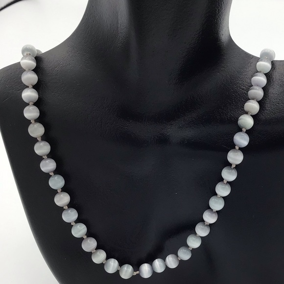 Handcrafted Cat’s Eye Necklace 20” NWT - Picture 2 of 9